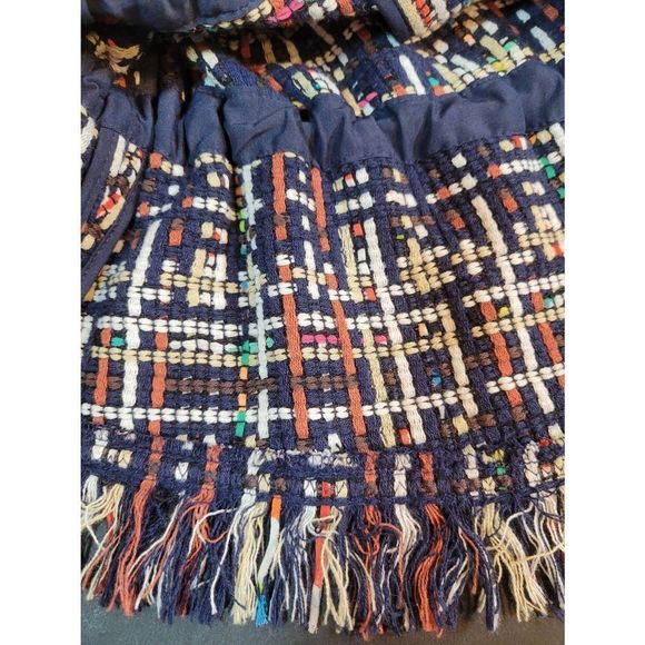 Halogen Women's Long Sleeves Zipped Up Plaid Tweed Multicolor Jacket Size S - Picture 10 of 13